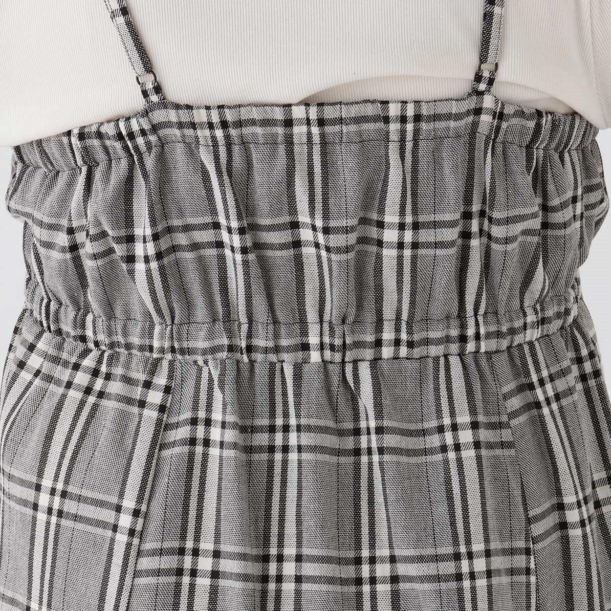 チェックワンピセットアップ レディス ぽっちゃりサイズのnoannu