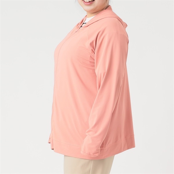 TOPVALU＊ひんやりUV対策フルジップ長袖パーカ レディス 大きいサイズ