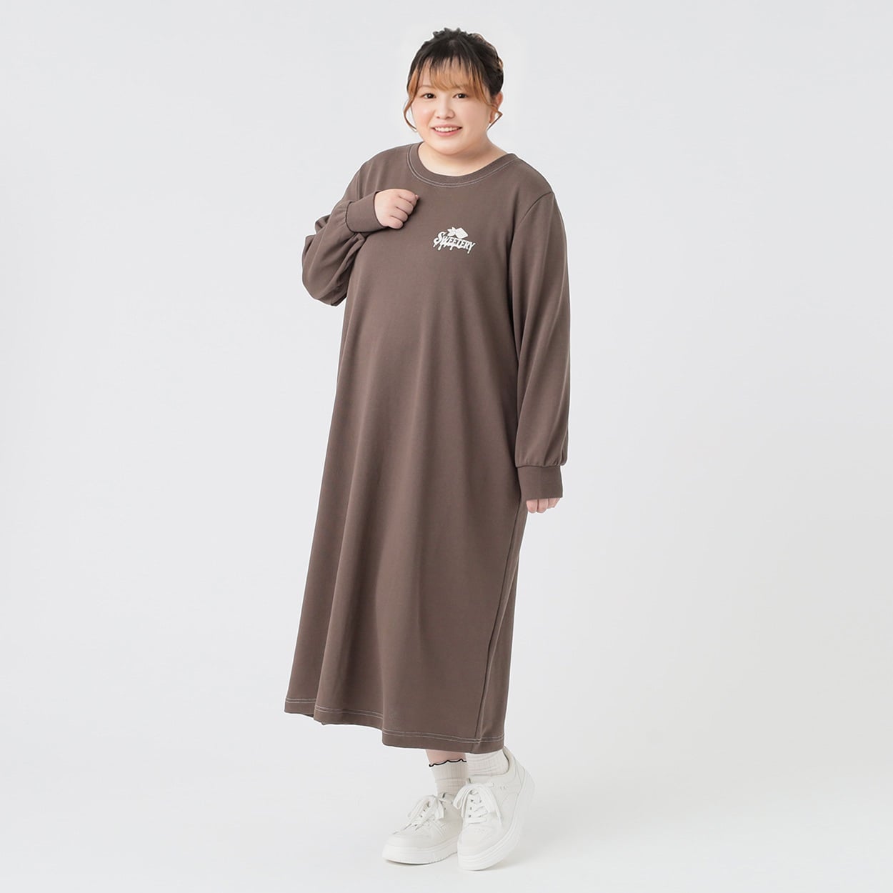 MOGMOGデイリーワンピース レディス ぽっちゃりサイズのnoannu