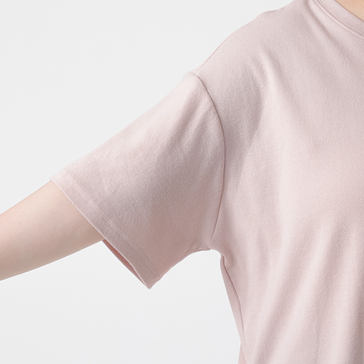 5分袖ラインストーンリボンTシャツ レディス ぽっちゃりサイズのnoannu