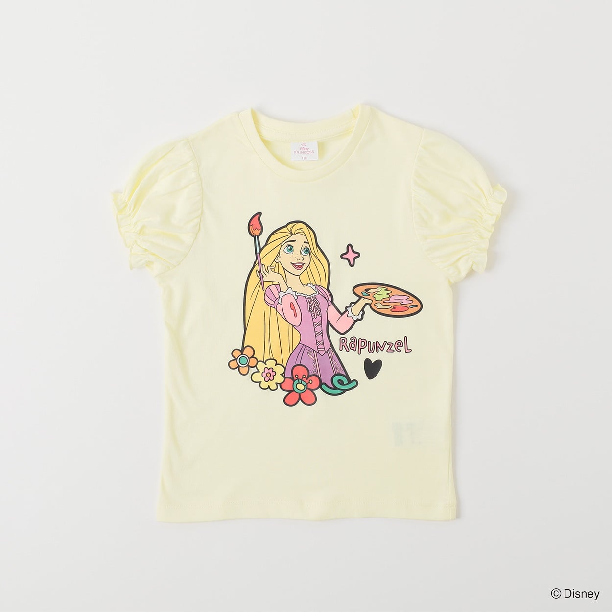 レノックス ラプンツェル 　(黄色の洋服) ディズニー/ラプンツェル プリントTシャツ 女の子 キッズ 100cm-130cm