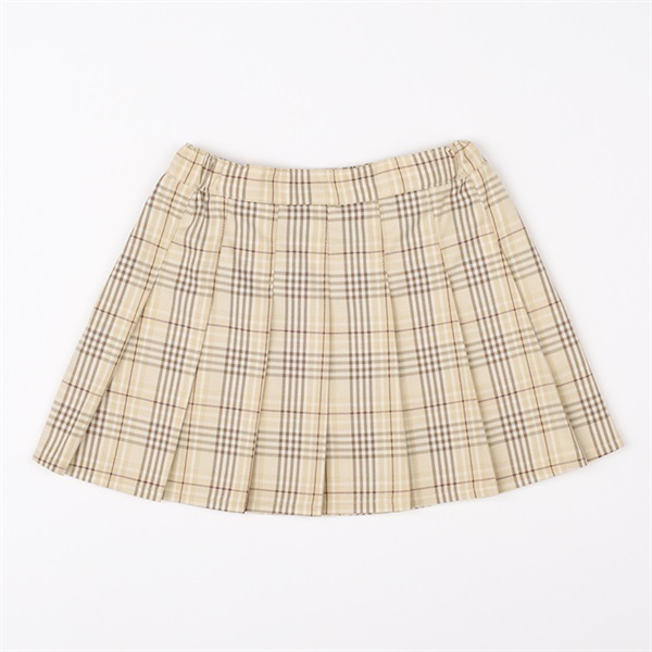インナーパンツ付きチェックプリーツスカート 女の子 トップバリュ