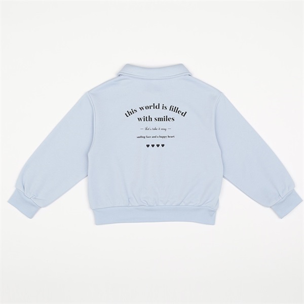 スタ楽 裏毛ハーフジップトレーナー 女の子 トップバリュ キッズ 110cm