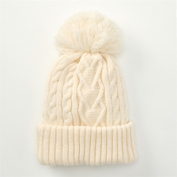 karamell KAKA ぼん天ニット帽 女の子 キッズ 53cm | イオンスタイル