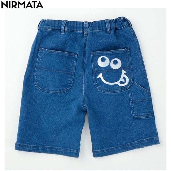 neith. デニムハーフパンツ dark blue NIRMATA(ニルマータ) デニムハーフパンツ 男の子 女の子 キッズ 110cm