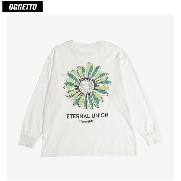 OGGETTO(オジェット) バックフラワープリントTシャツ キッズ