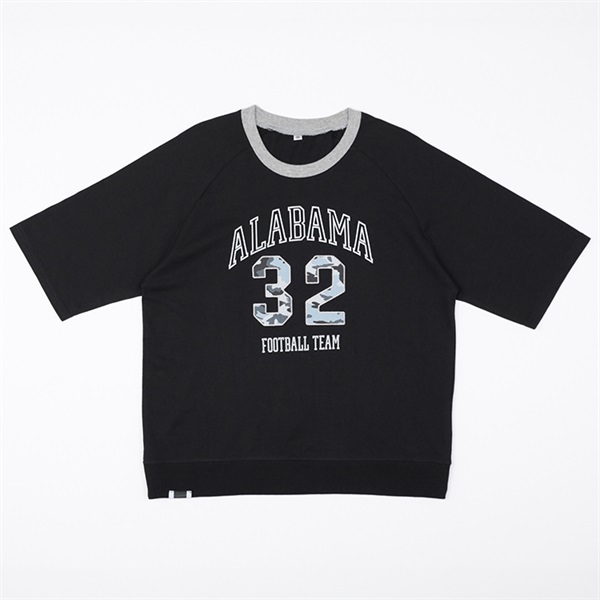 天竺ナンバー迷彩アップリケスウェットTシャツ 男の子 キッズ 130cm