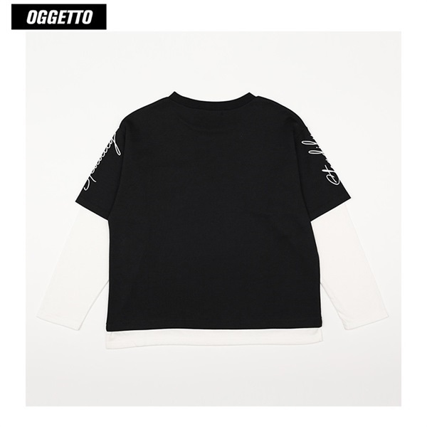 OGGETTO(オジェット) レイヤードポケットつき長袖Tシャツ 男の子