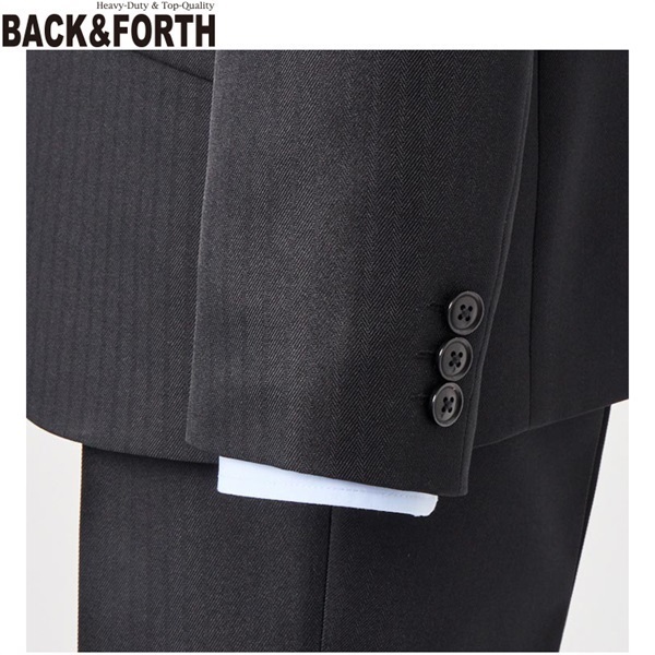 BACK&FORTH 男児 フォーマルスーツ160 BACK＆FORTH (バックアンドフォース) ジャケット3点スーツ