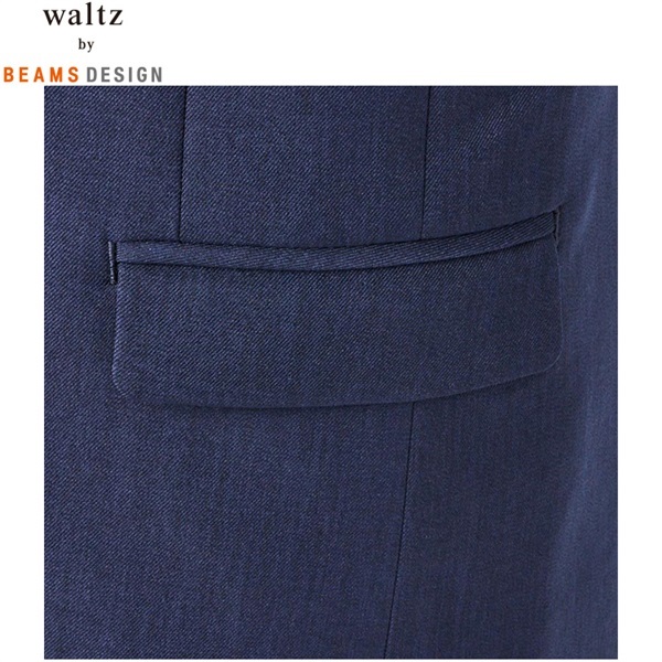 waltz by BEAMS DESIGN スーツ 男の子 長ズボン 120 waltz by BEAMS DESIGN ノーカラージャケットスーツ キッズ