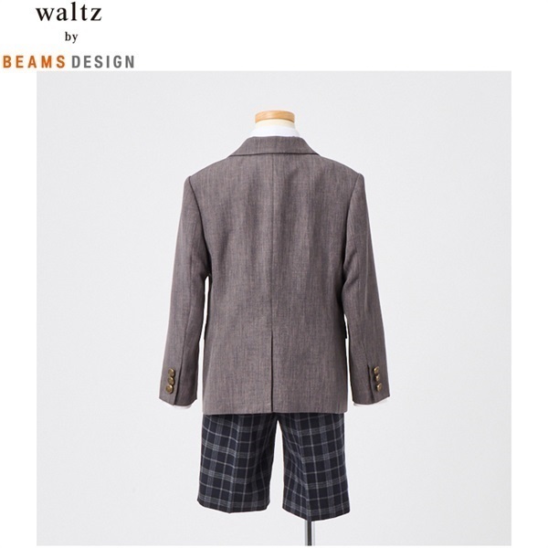 waltz by BEAMS DESIGN チェックパンツスーツ 120 waltz by BEAMS DESIGN チェックパンツスーツB体 キッズ 男の子