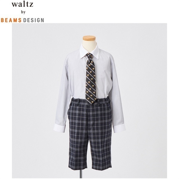 waltz by BEAMS DESIGN チェックパンツスーツ 120 waltz by BEAMS DESIGN チェックパンツスーツB体 キッズ 男の子
