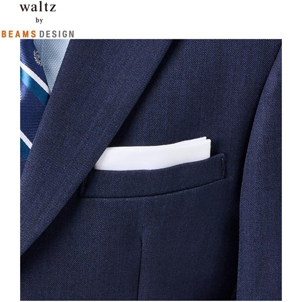 【waltz by BEAMS】男の子 フォーマル スーツ 165A　7点 waltz by BEAMS DESIGN 2ツ釦ジャケットスーツ キッズ 男の子