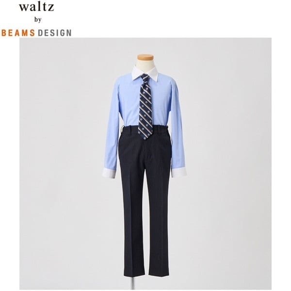 waltz by beams design 160 男の子　ピンストライプ　5点 waltz by beams design 160 男の子 ピンストライプ 5点 waltz by