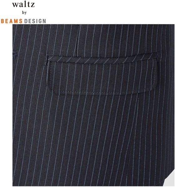 waltz by BEAMS DESIGN　セットアップ　ネイビー　140 waltz by BEAMS DESIGN ヘリンボンネイビースーツ キッズ 男の子
