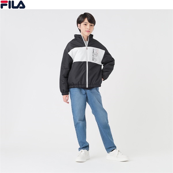 FILA(フィラ) スタンド中綿ブルゾン 男の子 女の子 キッズ 130cm-160cm