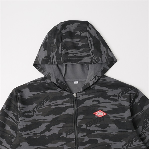ダンボール迷彩パーカージャケット 男の子 キッズ 130cm-170cm
