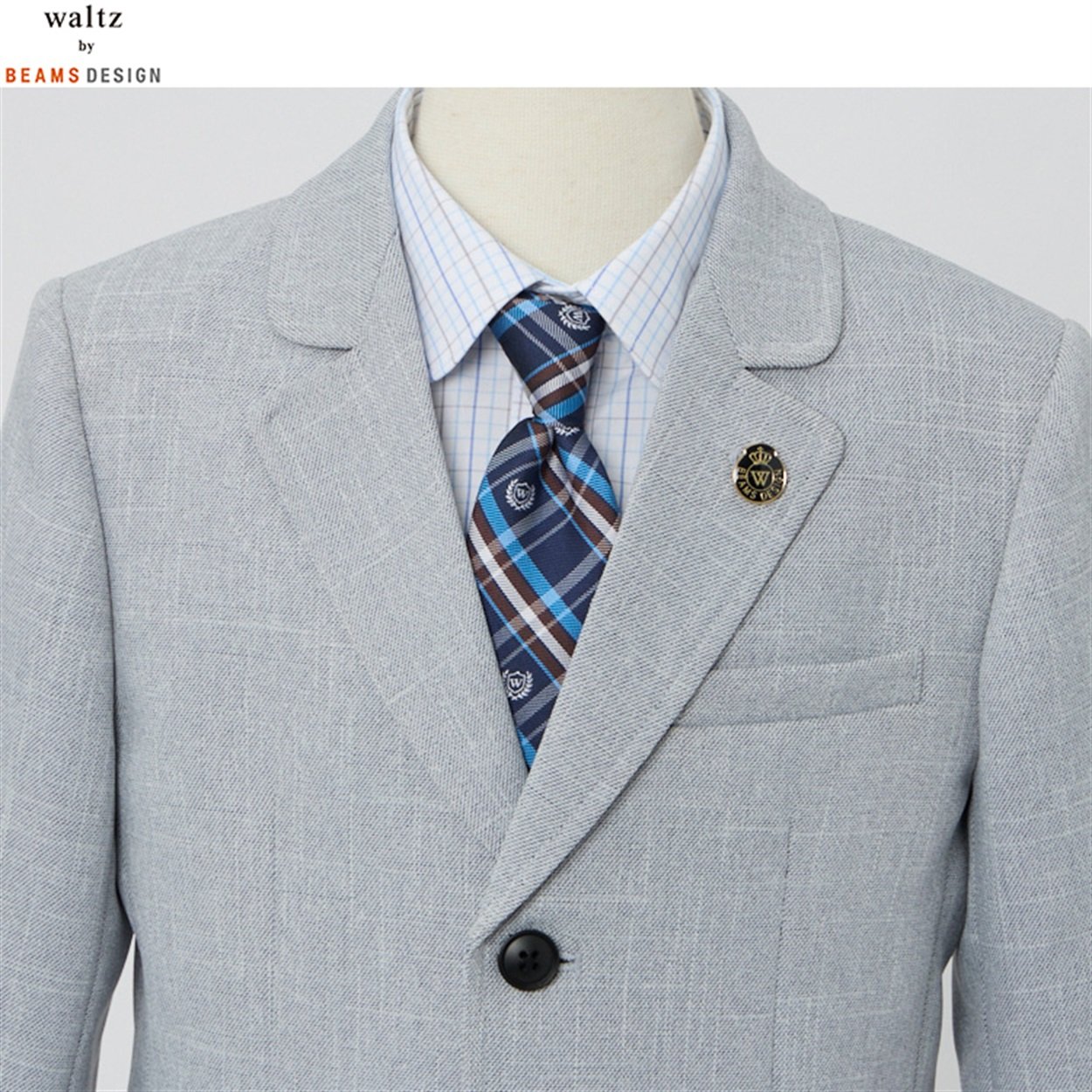 waltz by BEAMS DESIGN ライトグレースーツ キッズ 男の子 ビームス