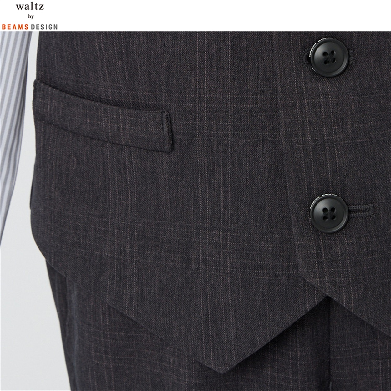 waltz by BEAMS DESIGN ベスト付きブラックスーツ キッズ 男の子