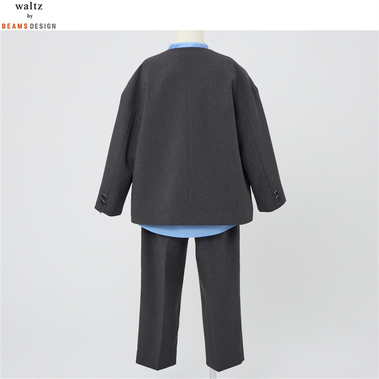 waltz by BEAMS DESIGN ノーカラージャケットスーツ キッズ 男の子