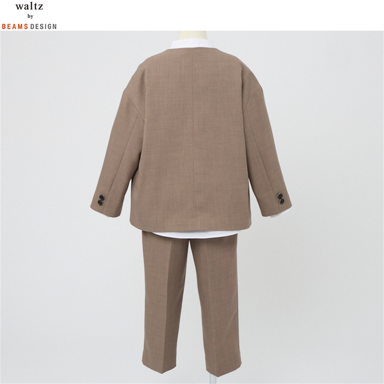 waltz by BEAMS DESIGN ノーカラージャケットスーツ キッズ 男の子