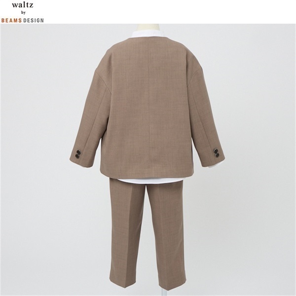 waltz by BEAMS DESIGN ノーカラージャケットスーツ キッズ 男の子