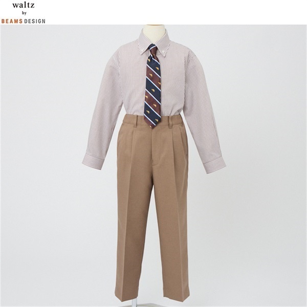 waltz by BEAMS DESIGN ライトブラウンスーツ キッズ 男の子 ビームス