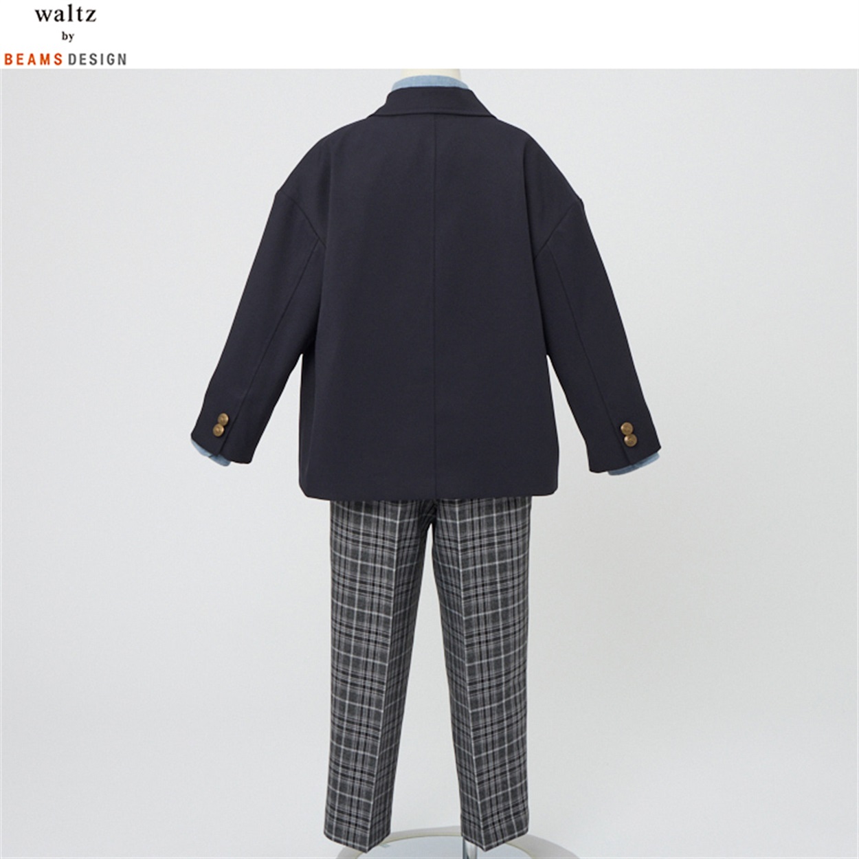 waltz by BEAMS DESIGN チェックパンツスーツ キッズ 男の子 ビームス