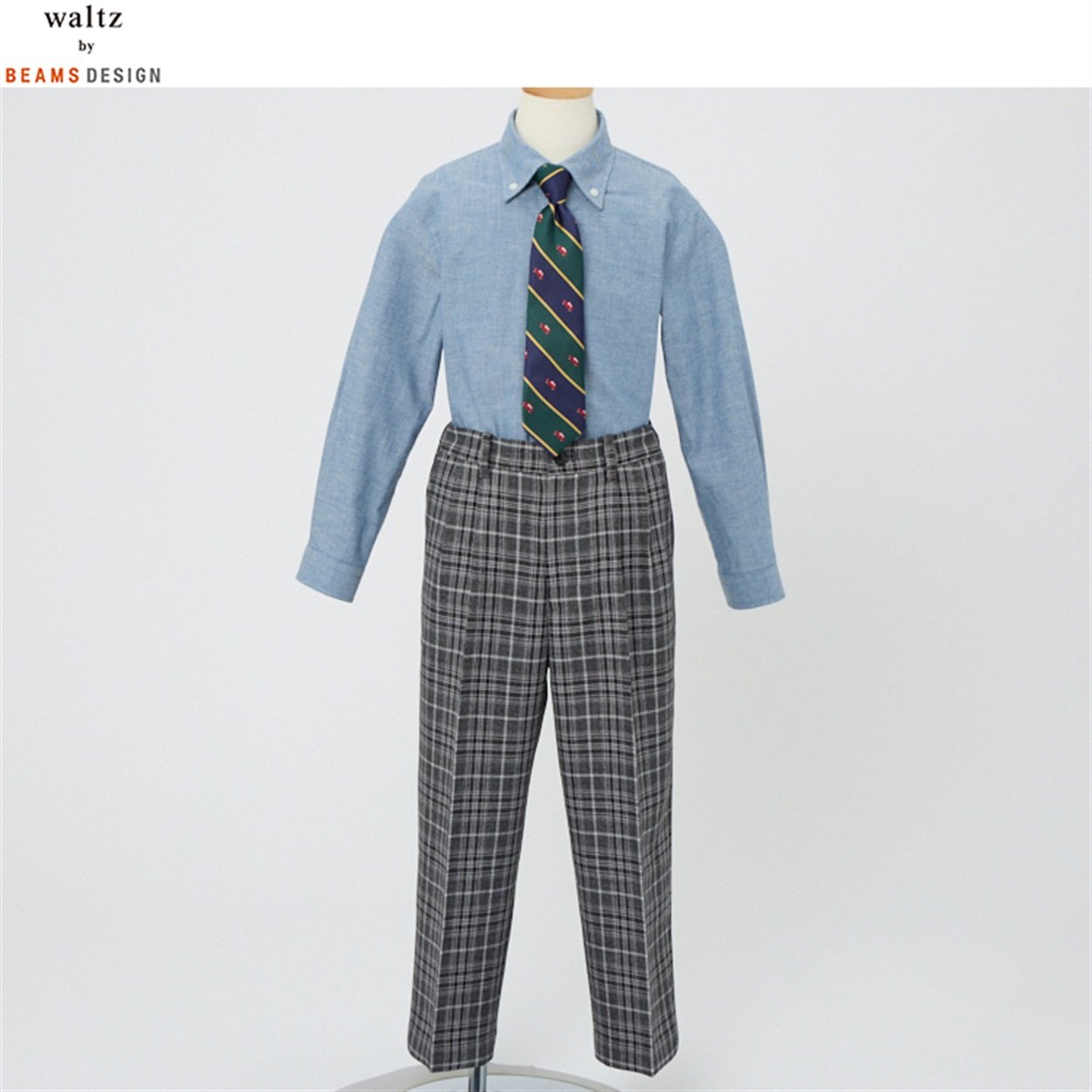 waltz by BEAMS DESIGN チェックパンツスーツ キッズ 男の子 ビームス