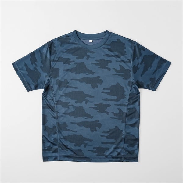 ピースフィットクール ドライメッシュ迷彩柄半袖Tシャツ 男の子 トップ