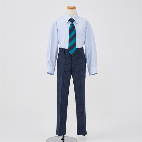 WANDER FACTORY チェックロングパンツスーツ キッズ 男の子 フォーマル