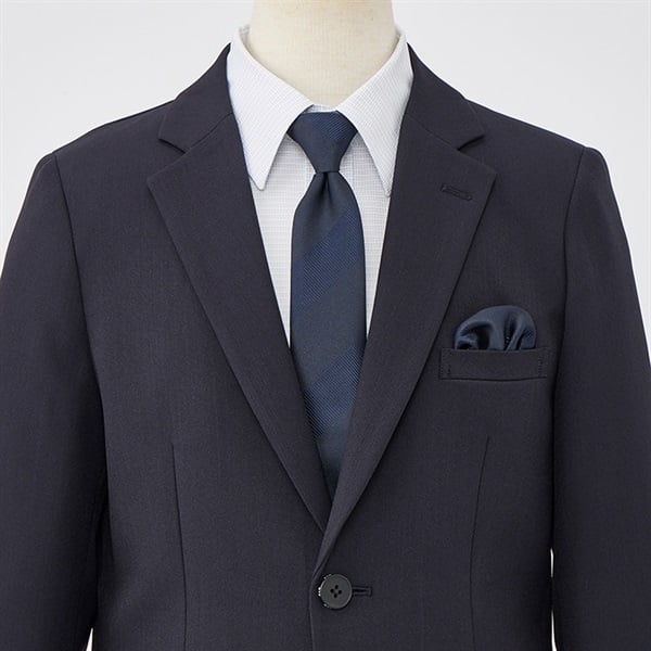 BTZ+LUXE ネイビースリムスーツ キッズ 男の子 フォーマル スーツ 入学