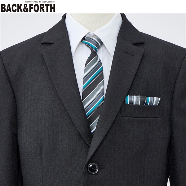 BACK＆FORTH ベーシック三点スーツ キッズ 男の子 フォーマル スーツ