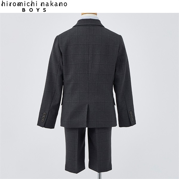 hiromichi nakano boys グレーシャツ三点スーツ キッズ 男の子