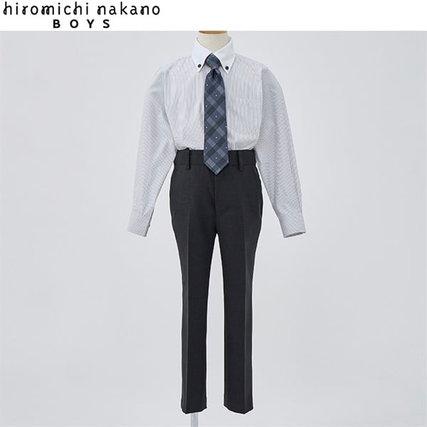 hiromichi nakano boys クレリックシャツパンツスーツ キッズ 男の子