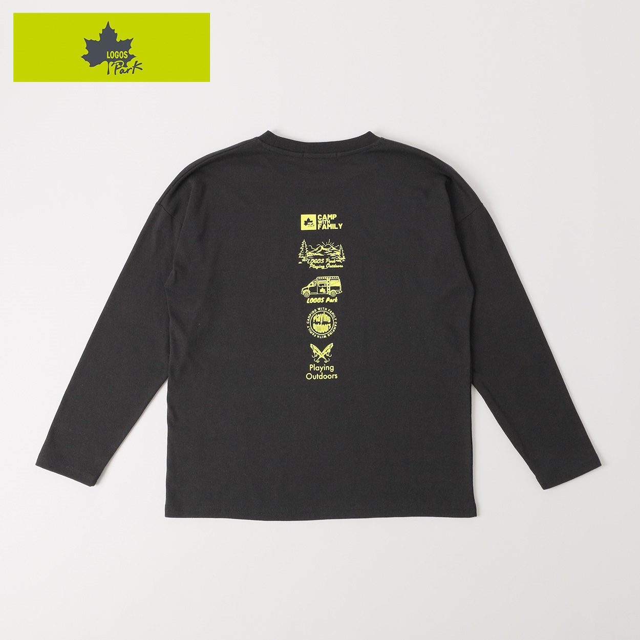 LOGOS park(ロゴスパーク) バック縦プリント長袖Tシャツ 男の子 