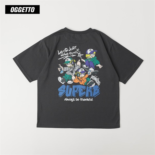 OGGETTO(オジェット) バックボーイズTシャツ 男の子 キッズ 140cm