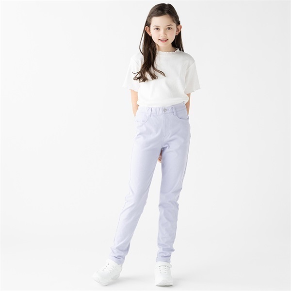 新品！　BEAUTY&YOUTH アクリルフリースロングパンツ 裏フリースストレッチストレートロングパンツ(ウエスト調節可