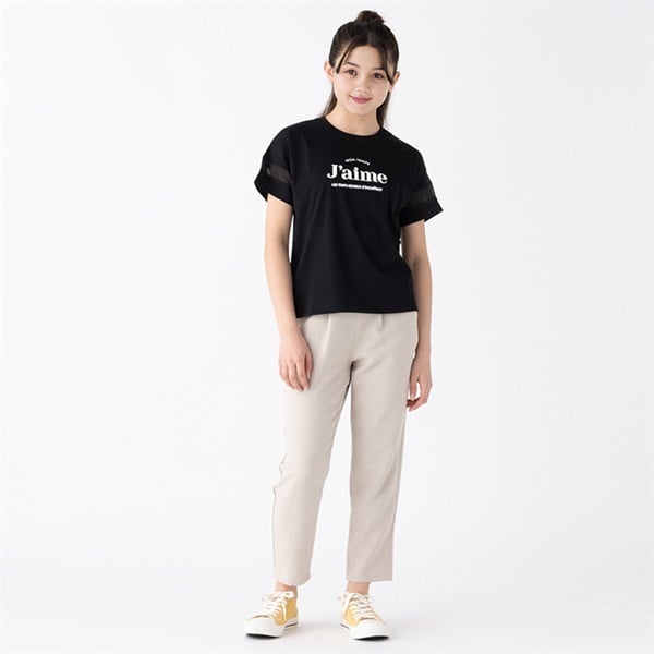 テマ楽COOL デザイン半袖Tシャツ 女の子 トップバリュ キッズ