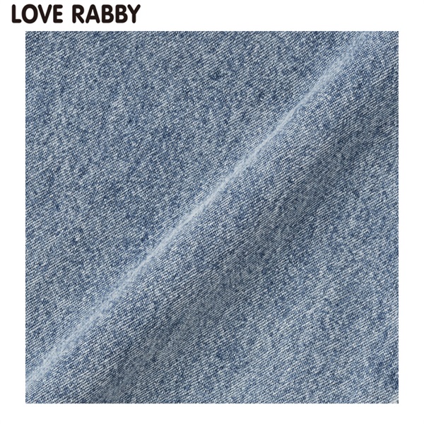 tibbyさま専用 ラブラビ デニム脇ジップワイドパンツ 女の子 キッズ130cm-160cm