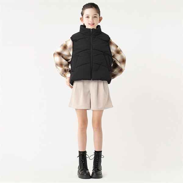 ☆ 新品 TW つぐみ2021 ナイロンキルティングベスト ベージュ キルティングロングベスト Daily Quilt2 ライトベージュ INOBUN