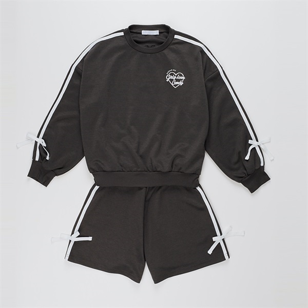 ポンチ袖ライン上下スーツ 女の子 キッズ 130cm-160cm | イオン