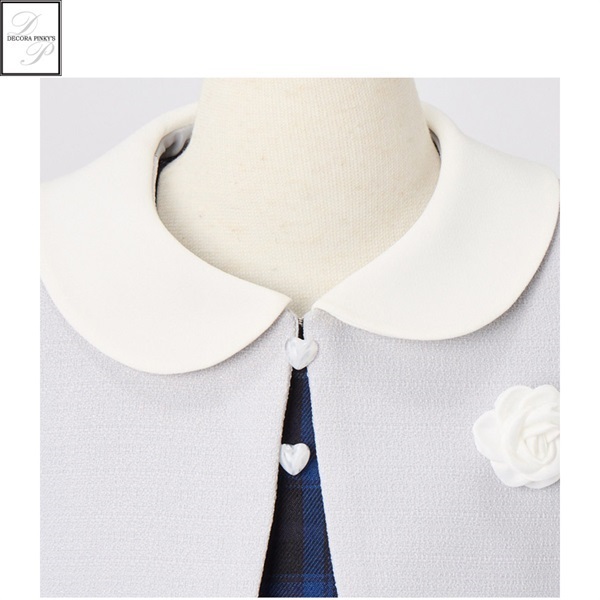 DECORA PINKY'S(デコラピンキーズ) グレーボレロチェックワンピース