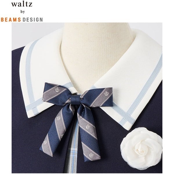 waltz by BEAMS DESIGN 白襟チェックアンサンブル キッズ 女の子