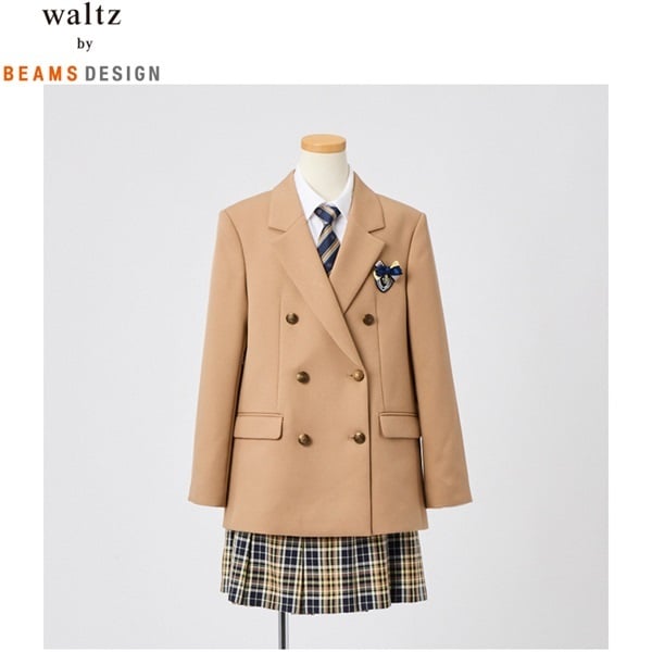 極美品 waltz by BEAMS DESIGN キッズフォーマル 120 waltz by BEAMS DESIGN 2ツ釦ジャケットスーツ キッズ 男の子