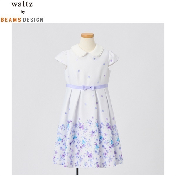 waltz by BEAMS DESIGN スーツ 120 ビームス イオン waltz by BEAMS DESIGN 花柄プリントアンサンブル キッズ 女の子