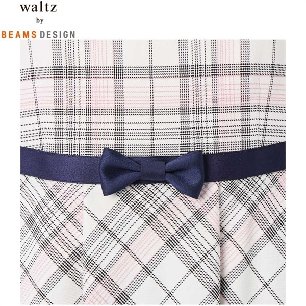 waltz by BEAMS DESIGN ピンクチェックアンサンブル キッズ 女の子