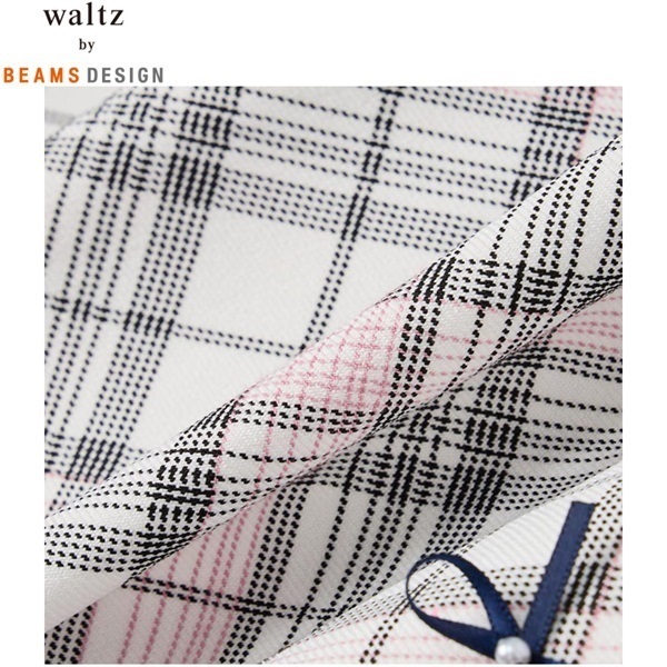 waltz by BEAMS DESIGN ピンクチェックアンサンブル キッズ 女の子