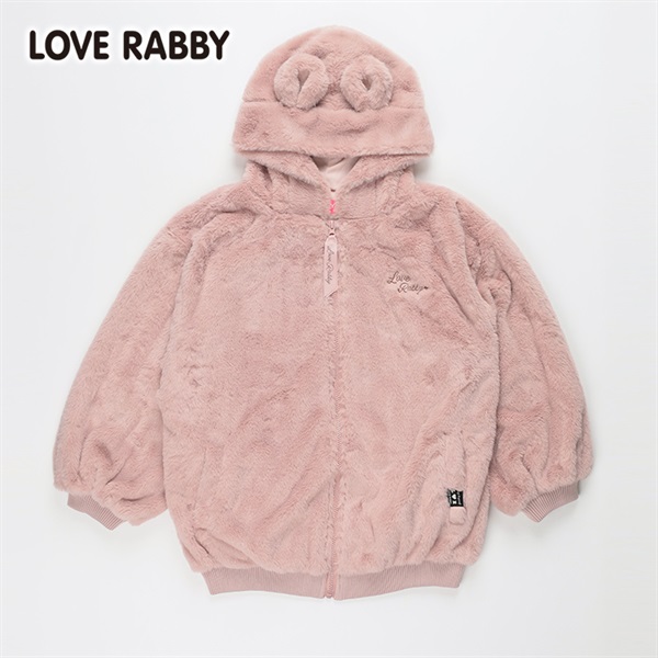 ラブラビ 耳付きファージャケット 女の子 キッズ 130cm-160cm | イオン