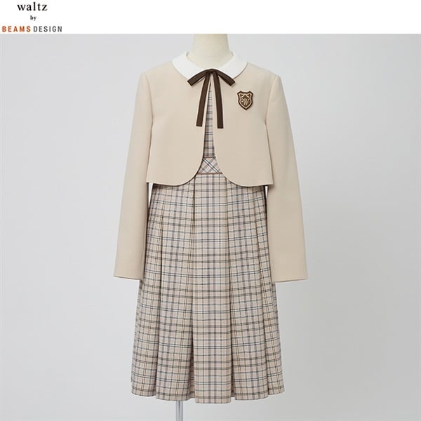 waltz by BEAMS DESIGN ベージュボレロアンサンブル キッズ 女の子